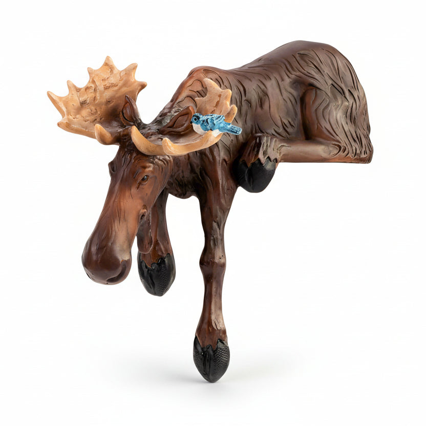 Moose Shelf Sitter Figurine by Jeff Fleming