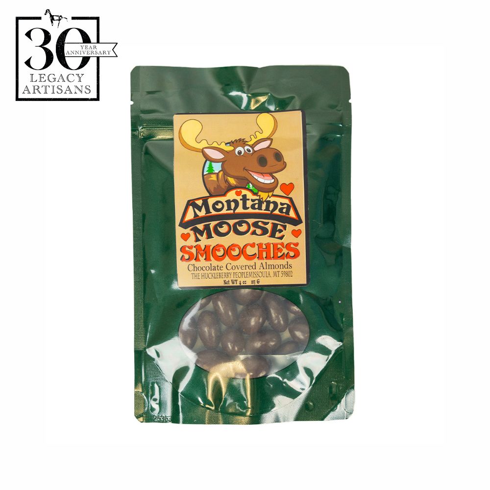 Moose Smooches Chocolate Almonds by Huckleberry People