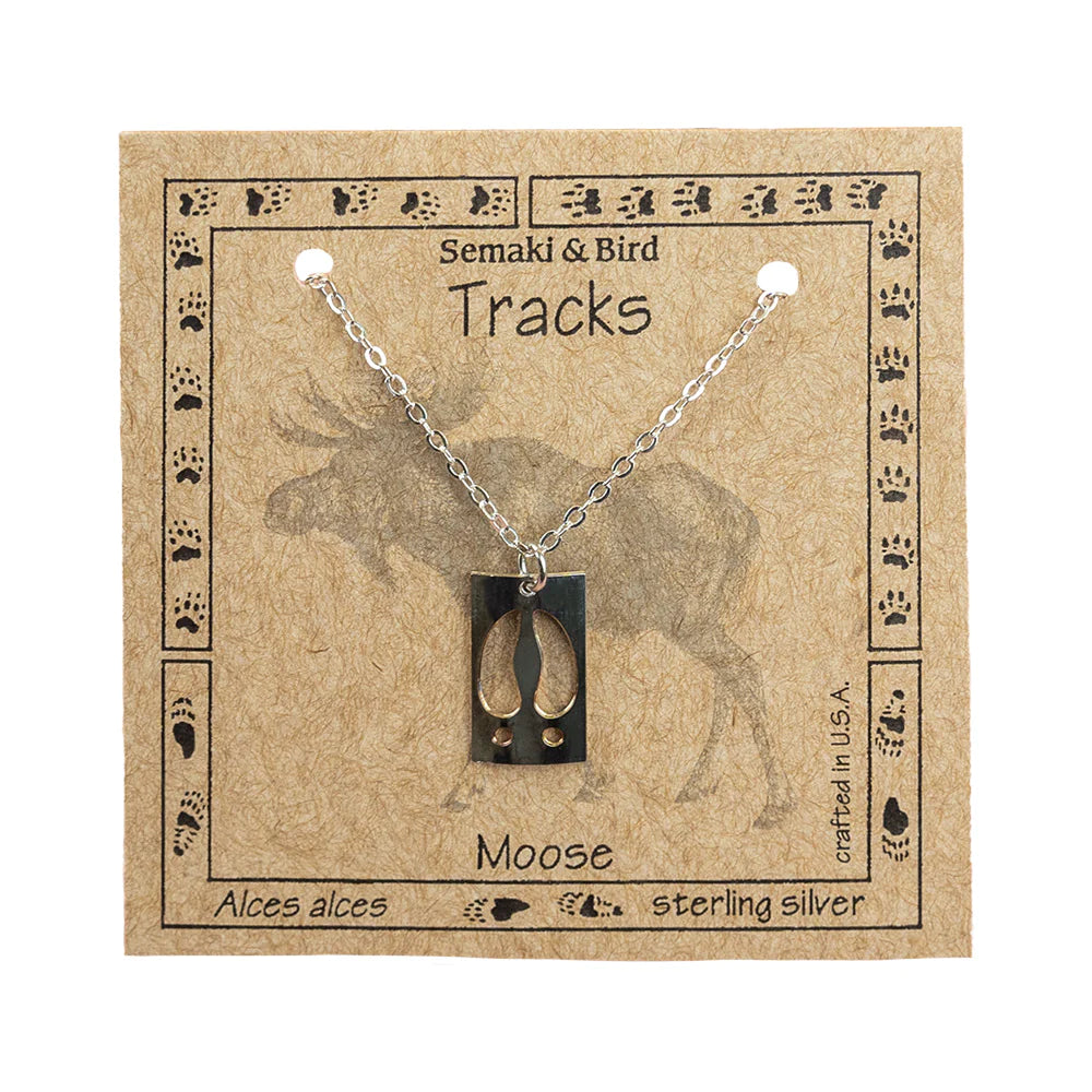 Tracks Pendant with Chain by Semaki & Bird (3 Styles)