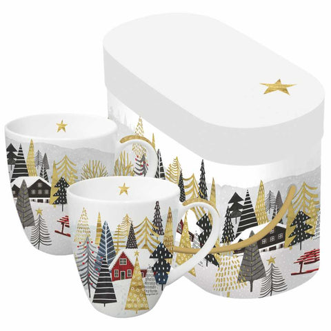 Mountain Lodge Mug Set by Paperproducts Design