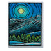 Mountains and Moonlight Greeting Card