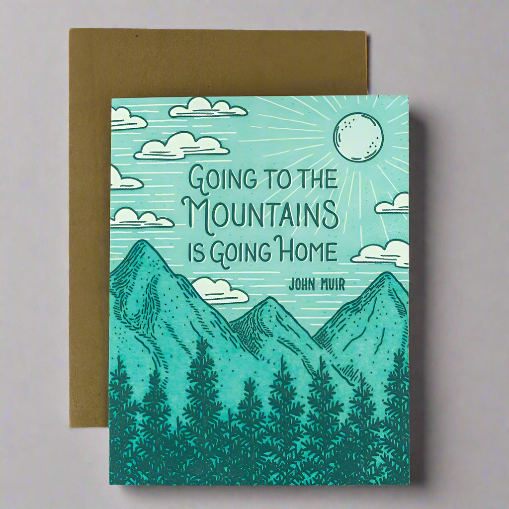 Muir Quote Greeting Card