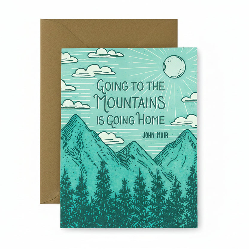 Muir Quote Greeting Card