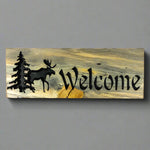 Wood Welcome Sign by Knotty Pine Woodworks (7 Styles)
