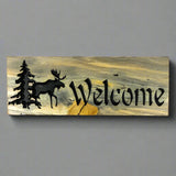 Wood Welcome Sign by Knotty Pine Woodworks (7 Styles)