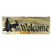 Wood Welcome Sign by Knotty Pine Woodworks (7 Styles)