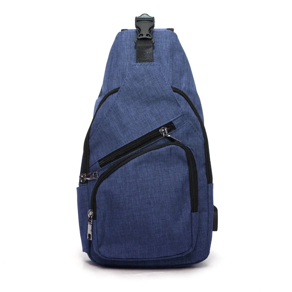 Navy Anti-Theft Day Pack