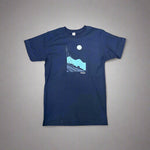 Navy Head North Montana T-Shirt by BumWraps (5 Sizes)