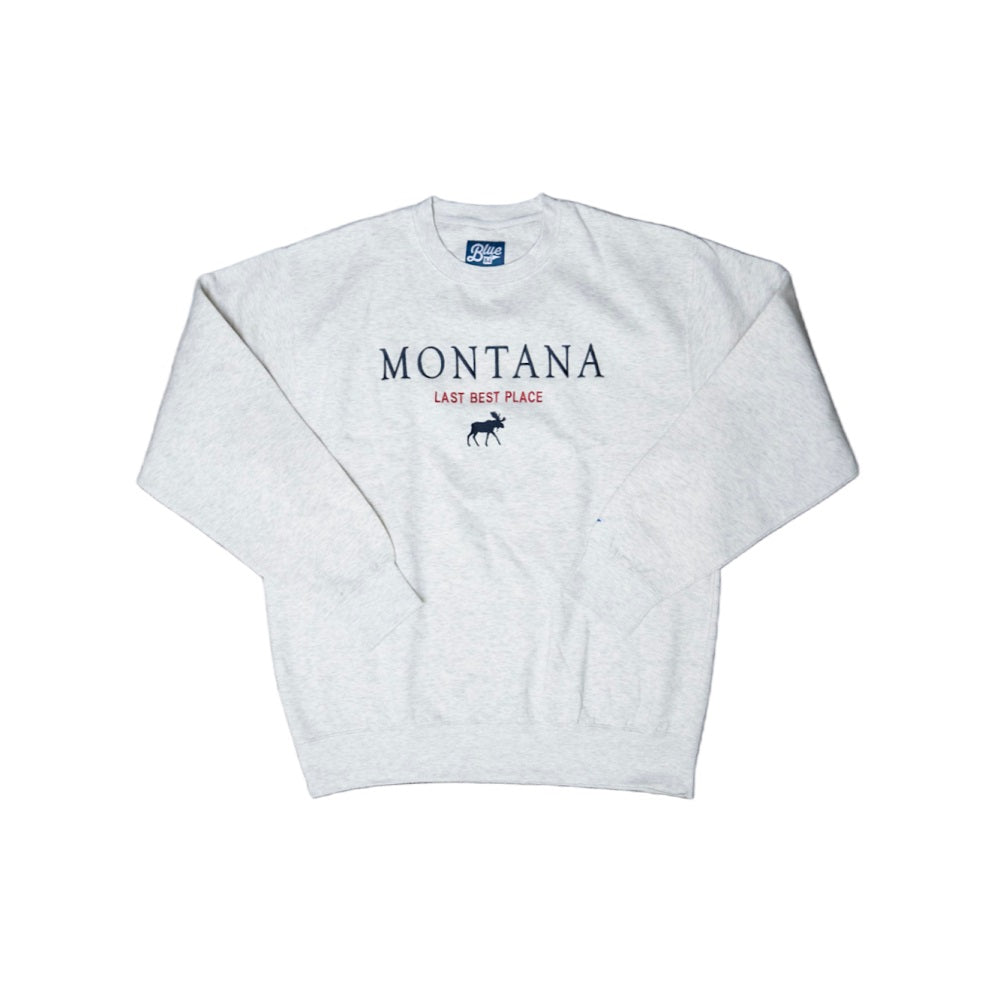 Oatmeal Connive Moose Montana Sweatshirt by Lakeshirts (6 sizes)
