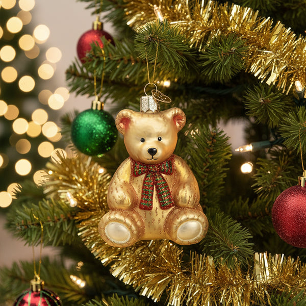 Teddy Bear Ornament by Old World Christmas – Montana Gift Corral