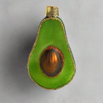 Avocado Glass Ornament