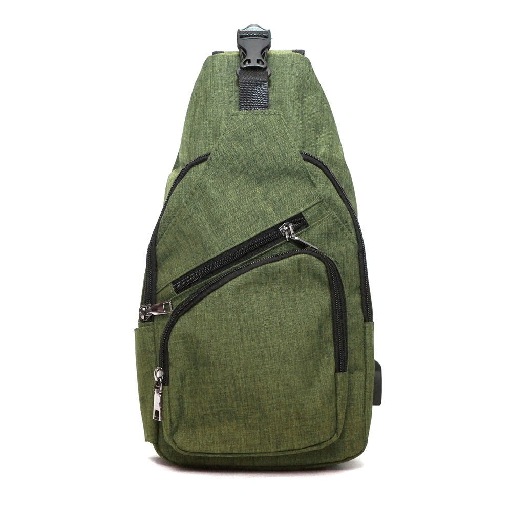 Olive Anti-Theft Day Pack