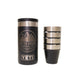YETI travel mug with 'On the Rocks' branding on a white background