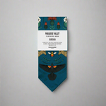 Paradise Valley bandana with bird design on a white background