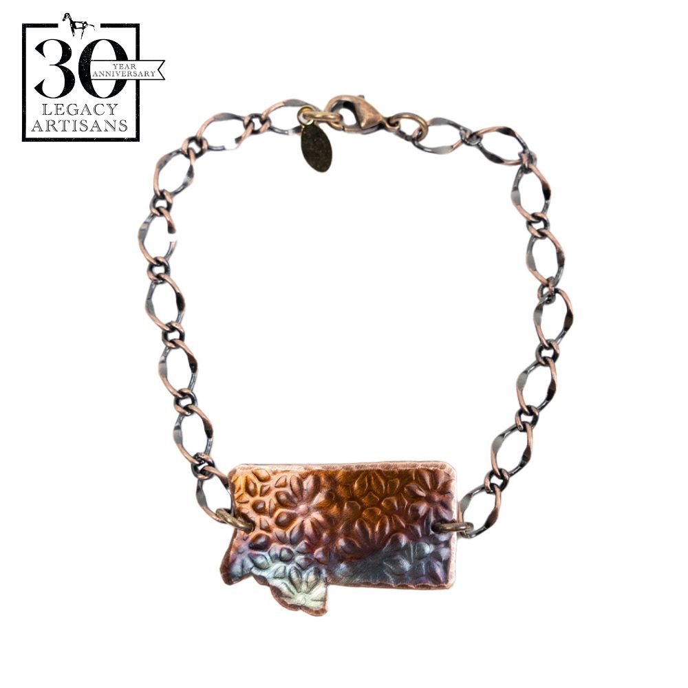 Patterned Chain Bracelet by RoseWorksMT
