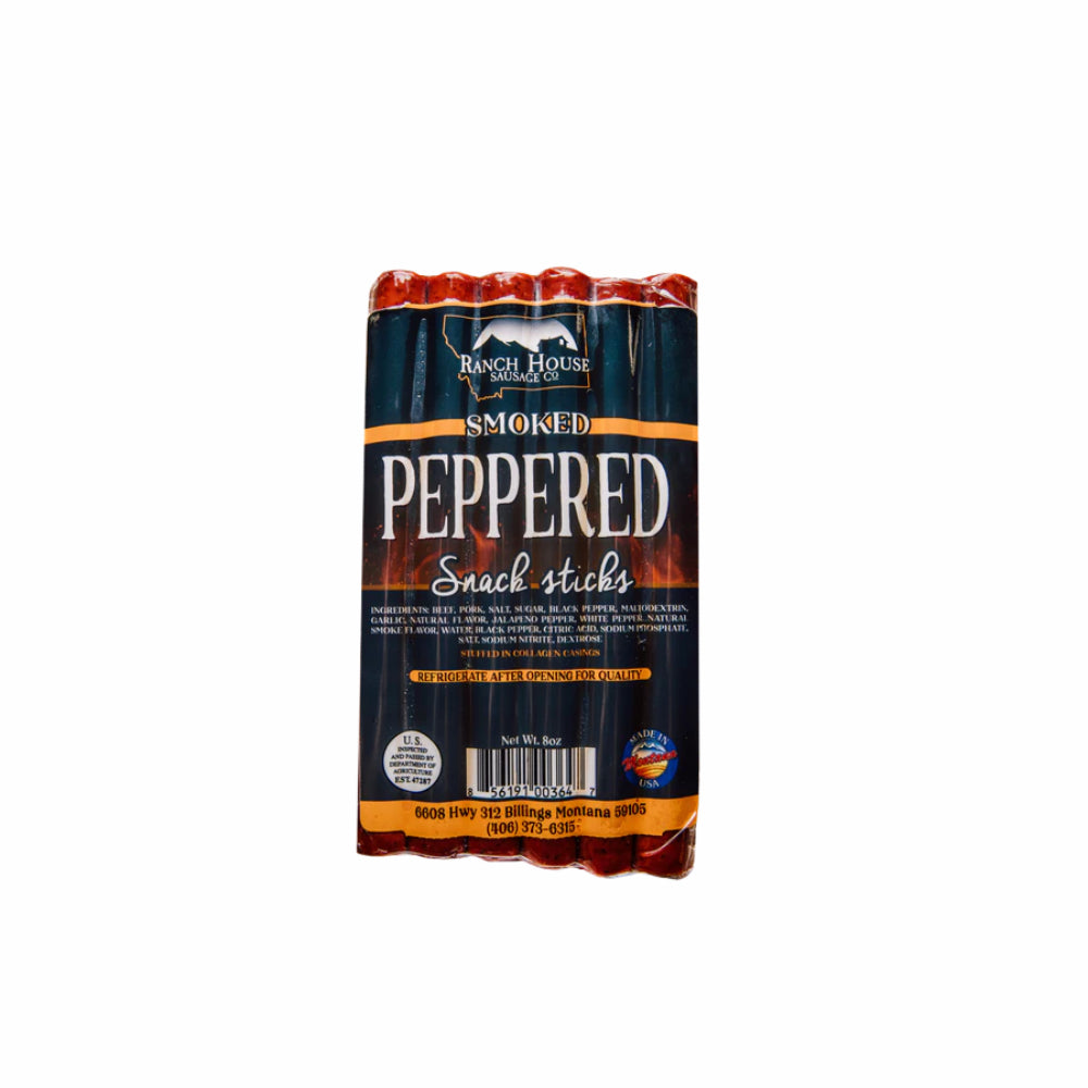 Peppered Snack Sticks by Ranch House Meat and Sausage Co.