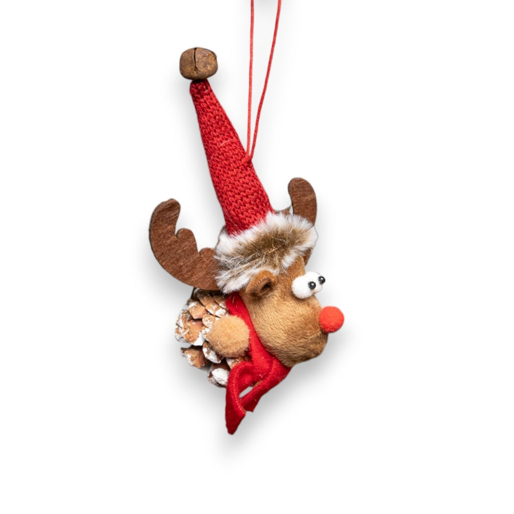 Pinecone Ornament - Reindeer