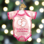 Pink Baby Onesie Ornament