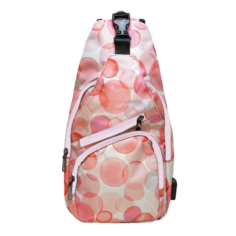 Pink Bubbles Anti-Theft Day Pack