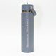 Pixel Bozeman 24 oz Shale Gray Wide Mouth Tumbler with Flex Straw Cap by Hydro Flask