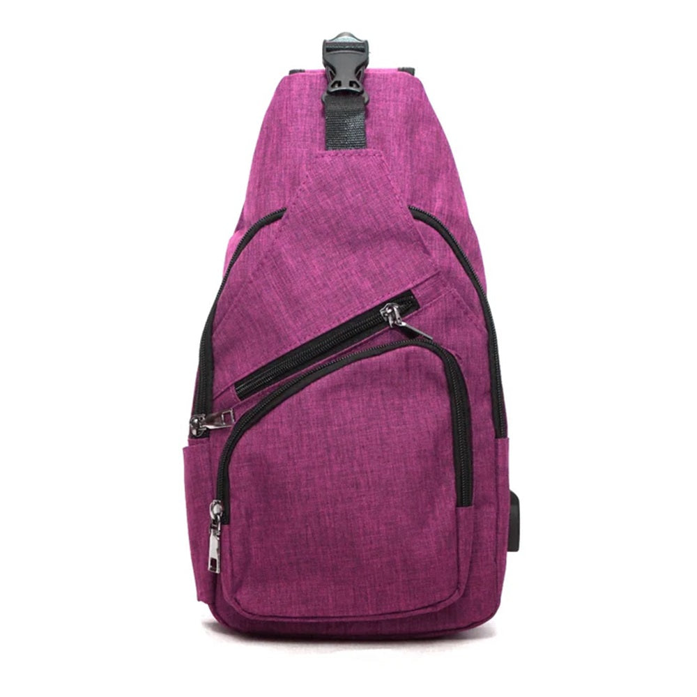 Plum Anti-Theft Day Pack