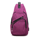Plum Anti-Theft Day Pack