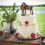 Prairie Rose Cowboy Wedding Cake Topper by Demdaco