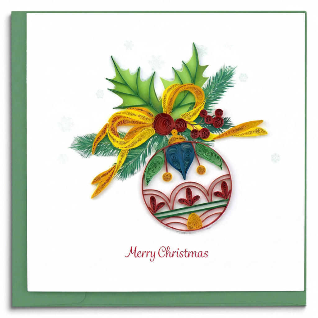 Holiday Square Card by Quilling Card (15 Styles)