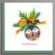 Holiday Square Card by Quilling Card (15 Styles)