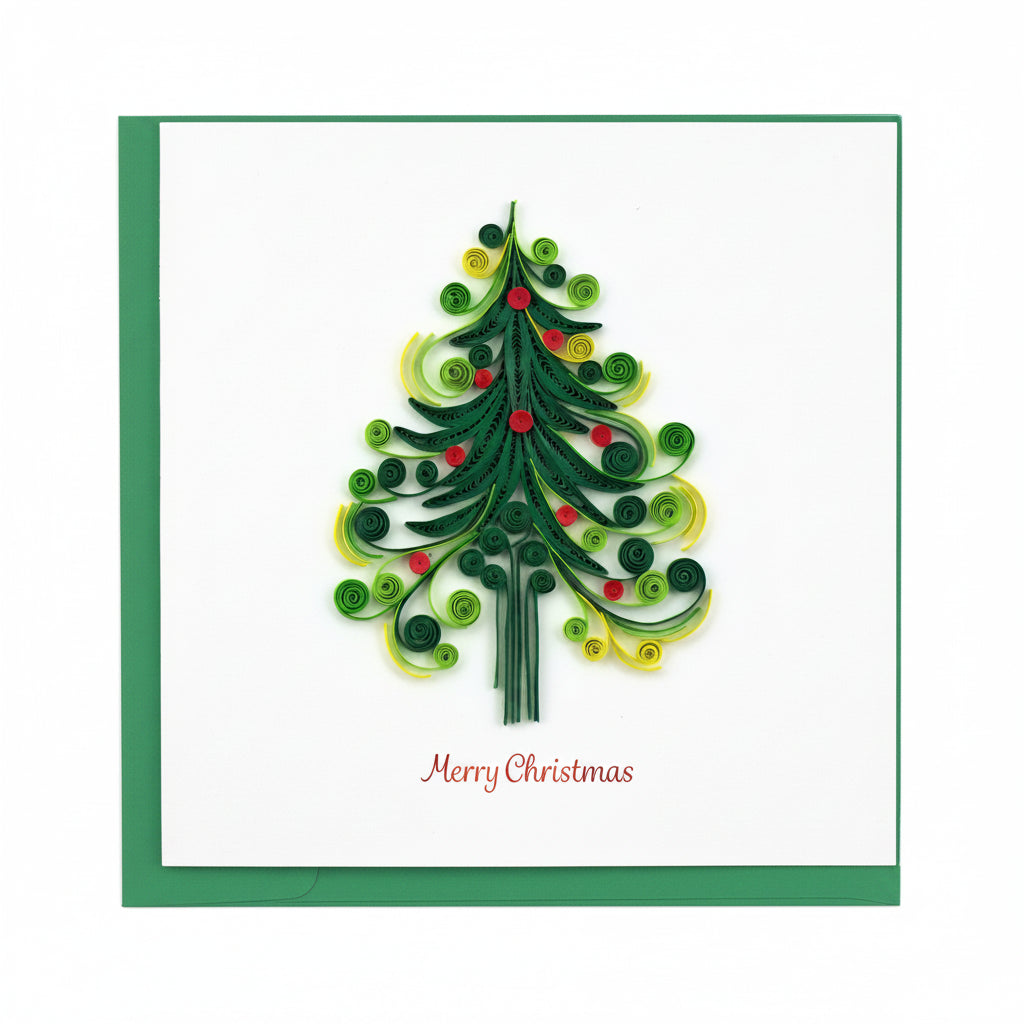 Holiday Square Card by Quilling Card (10 Styles)
