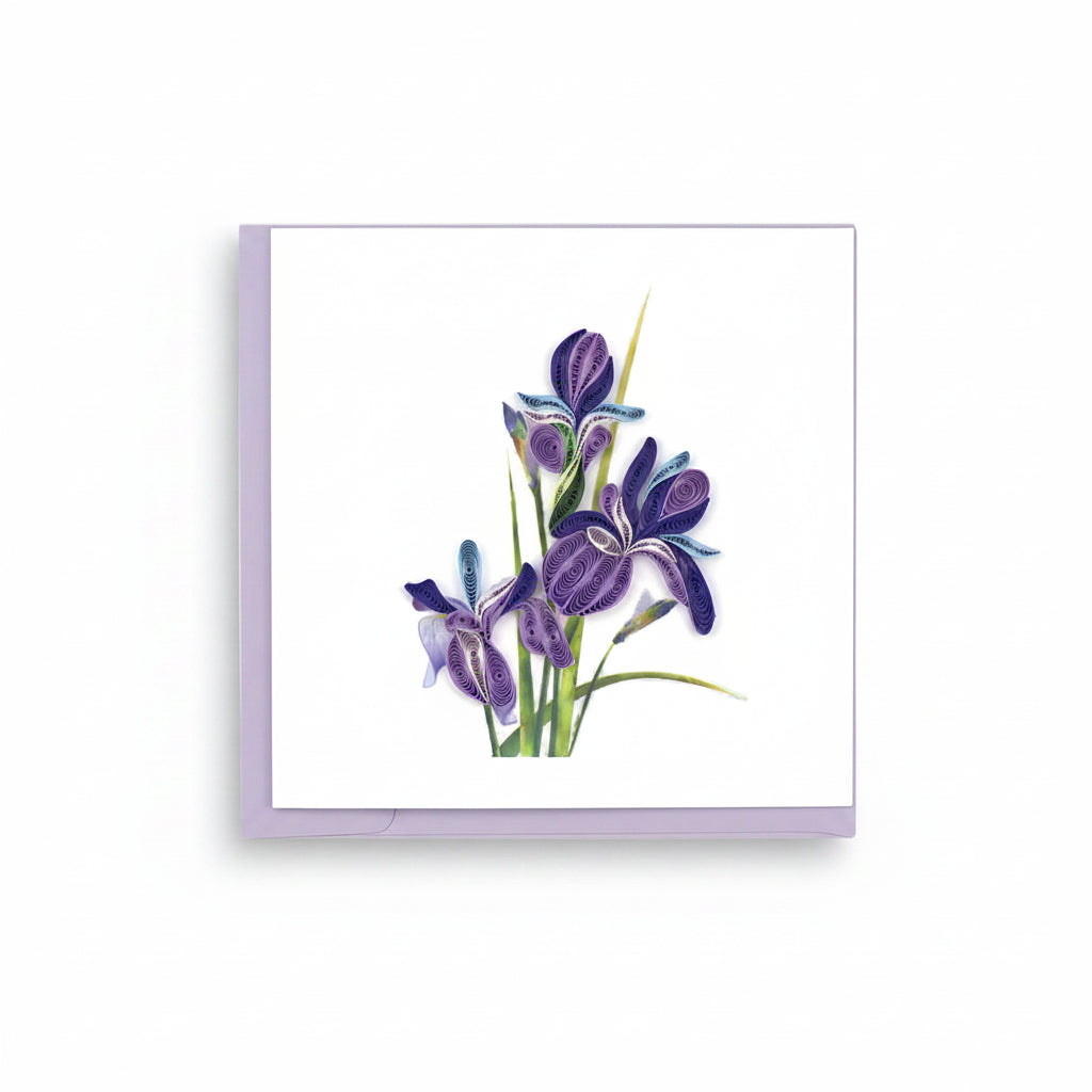 Floral Square Greeting Card by Quilling Card (17 Designs)