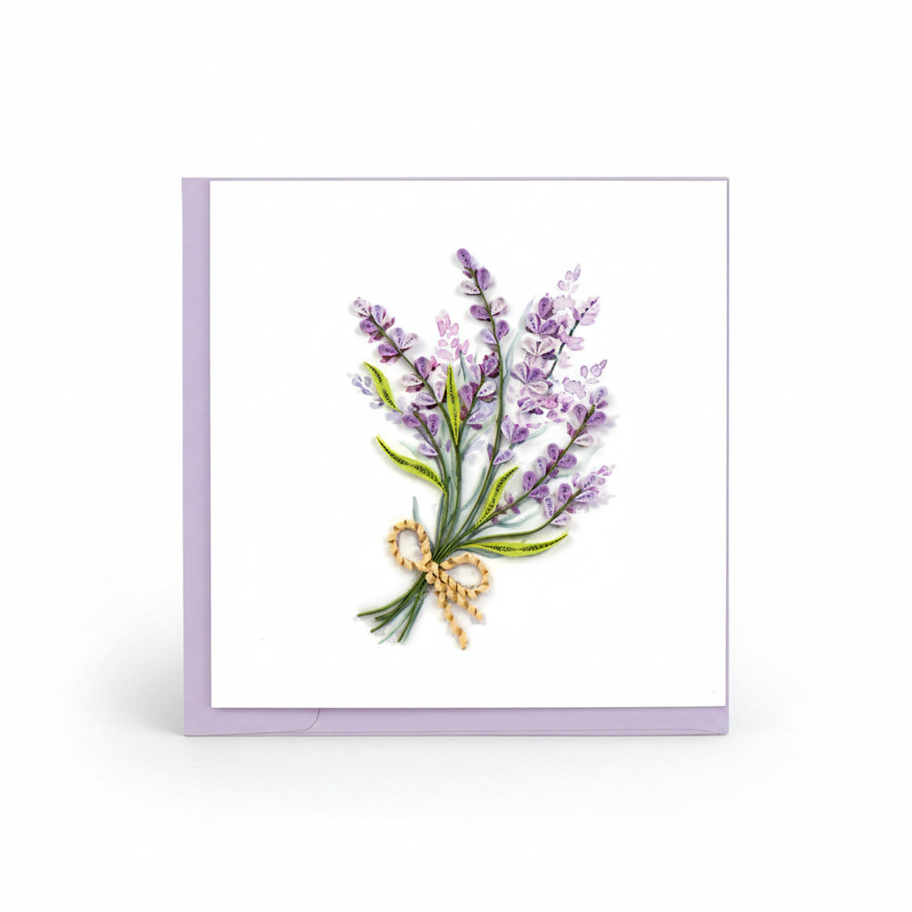 Floral Square Greeting Card by Quilling Card (17 Designs)