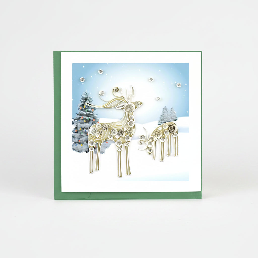 Holiday Square Card by Quilling Card (10 Styles)