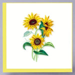 Floral Square Greeting Card by Quilling Card (20 Designs)