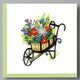 Floral Square Greeting Card by Quilling Card (17 Designs)