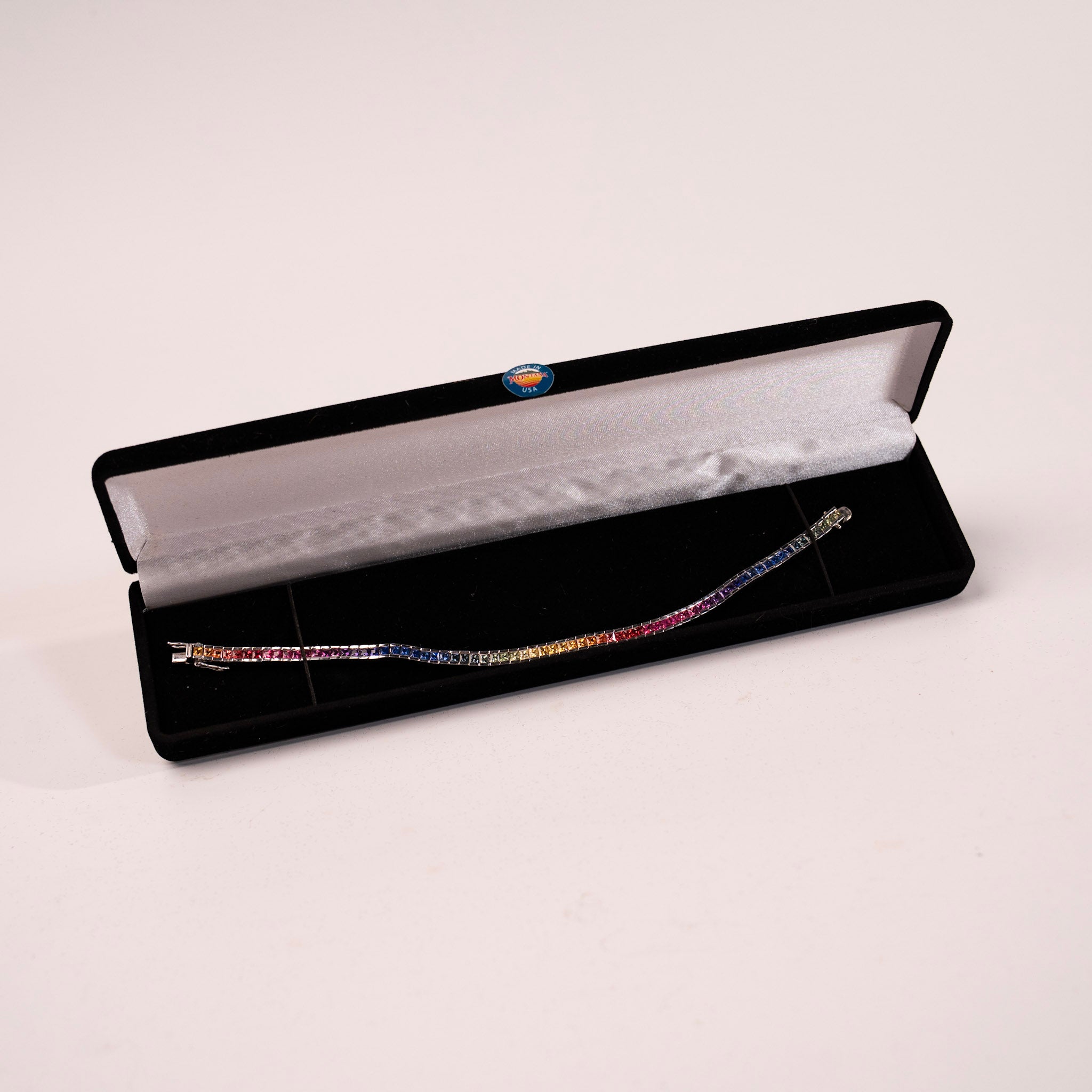 Rainbow Sapphire Bracelet