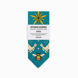 Rattlesnake Wilderness bandana packaging with illustrations on a white background