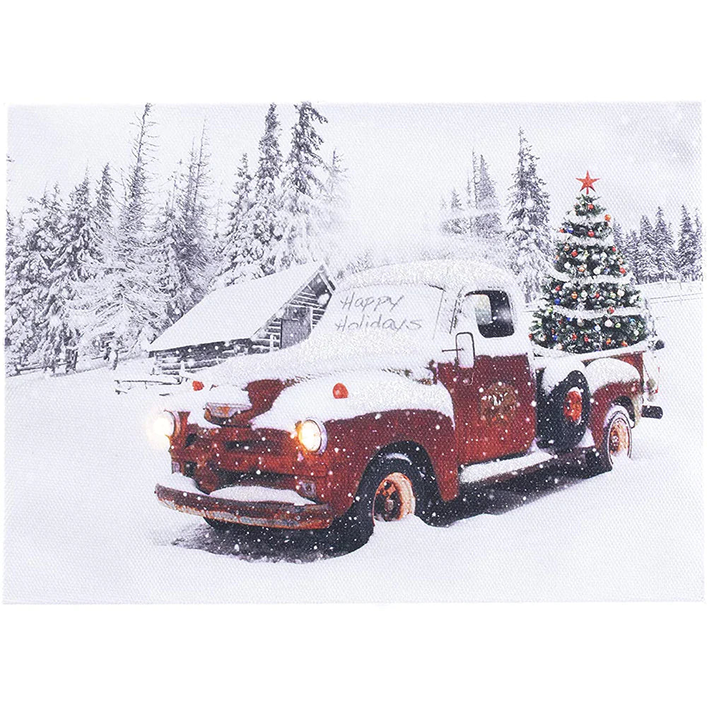 Winter Scene Table Top Lit Wall Art by Oak Street Wholesale (13 Styles)