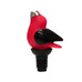Red and Black Chirpy Top Wine Pourer