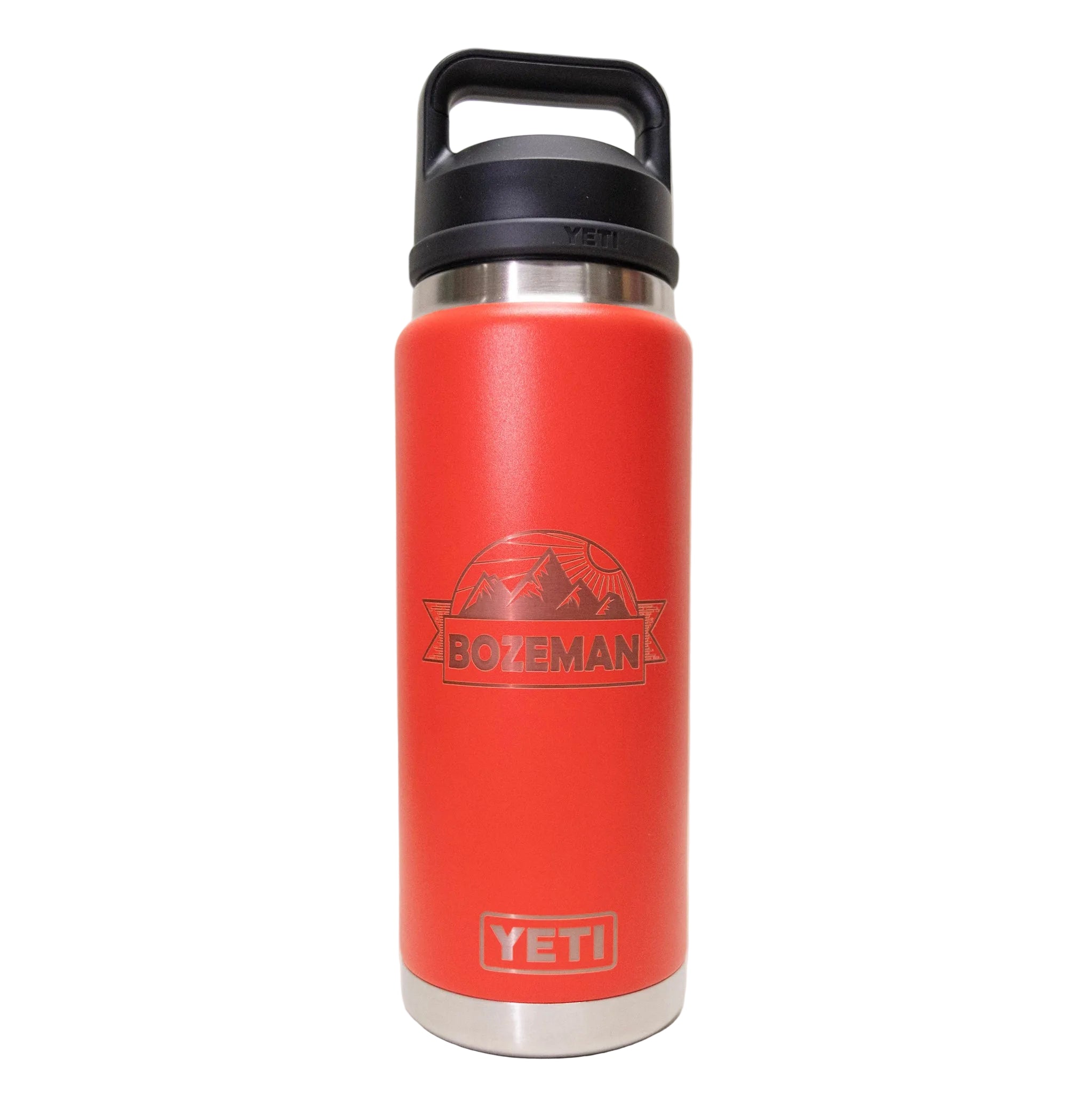 Bozeman Banner Engraved YETI Rambler 26 oz Bottle with Chug Cap by Montana Gift Corral