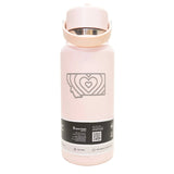 Retro Heart Montana 32 oz Wide Mouth Tumbler with Flex Straw Cap by Hydro Flask