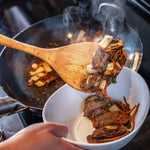 Right-Handed Wood Wok Spatula by Earlywood