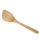 Wooden spatula on a white background