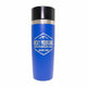 Rocky Mountains Montana Engraved YETI Rambler 16 oz Travel Bottle by Montana Gift Corral