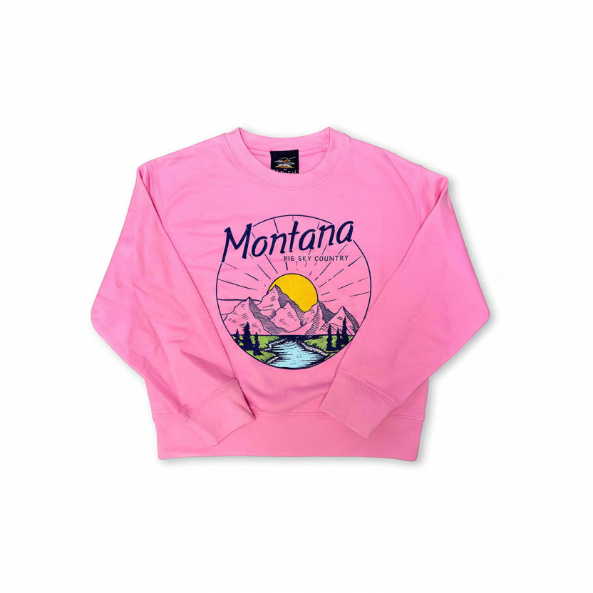 Here Comes the Sun Youth Montana Sweatshirt by Prairie Mountain (2 Colors, 4 sizes)