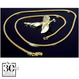 Sam Ferraro Gold Pheasant Pendant