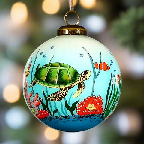 Sea Turtle Ornament by Inner Beauty