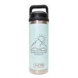 On Mountain Time Engraved YETI Rambler 18 oz Bottle with Chug Cap by Montana Gift Corral