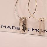 Silver Spruce Earrings by Daphne Lorna