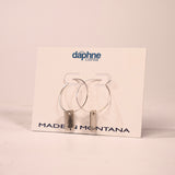 Silver Spruce Earrings by Daphne Lorna
